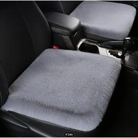 Puha szőrös ülésvédő - szürke