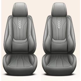   11 részes Prémium minőségű Műbőr üléshuzat szett - Légzsákos - Osztható - Fekete/Szürke színben 80190