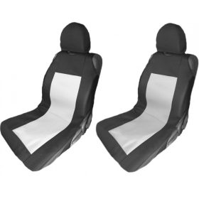   Trikó üléshuzat fejtámla huzatokkal, 5mm vastag anyag, szürke - párban 23087g