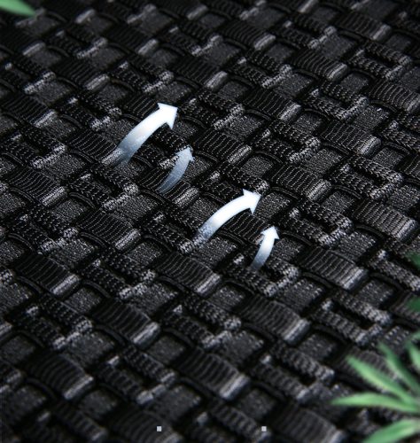 11 részes Prémium minőségű Ice Silk Kárpit/Műbőr üléshuzat szett - Légzsákos - Osztható - Fekete/Piros színben 