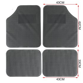    03116  ECO SLIM 4DB-os Univerzális gumiszőnyeg szett - vékony, vágható