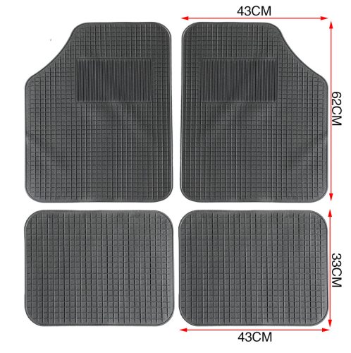  03116  ECO SLIM 4DB-os Univerzális gumiszőnyeg szett - vékony, vágható