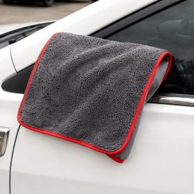    Prémium kétoldalas mikrószálas autós kendő – 500 GSM, 40×40 cm