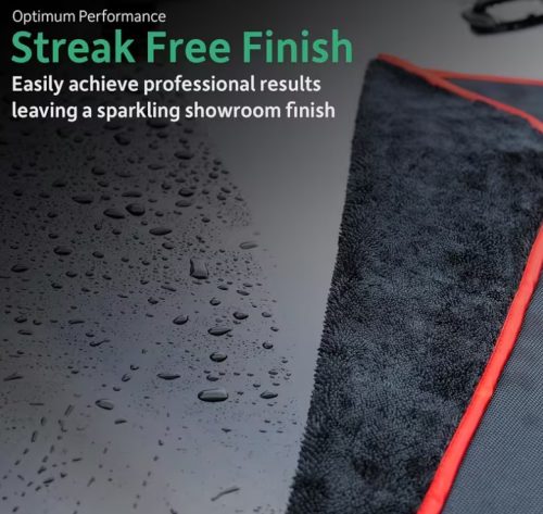  Prémium kétoldalas mikrószálas autós kendő – 500 GSM, 40×40 cm