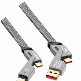   4 az 1-ben 5A 100 W-os többfunkciós töltő és adatkábel 4IN1GR