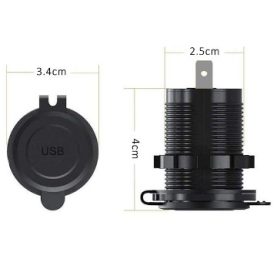   13214 Beépíthető, vízálló USB töltő aljzat Quick Charge 3.0