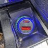  Autós töltő + 3IN1 gyorstöltő kábel - 48W - Quick Charge 3.0 - 12-24V LED 07AC+ SZETT