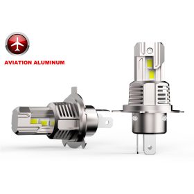   AL-H4 LED Autós Fényszóró - 12V - 40W - 4000lm - CANBUS párban Plug & Play IP68 REF:Pilot 57700 12V Halo Led Cyber Series