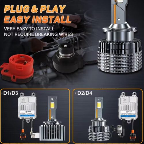 D4S Fényszóró LED szett - 12V 35W 6000K - CANBUS - Plug & Play - párban