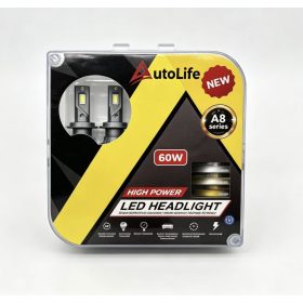   3 színű világítás - H4 LED Fényszóró Szett 3in1 – 12V/24V - 60W - CANBUS