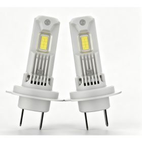   AL-H7PRO LED Autós Fényszóró - E jeles - 12/24V - 60W - 5000lm - CANBUS párban Plug & Play IP68 Halo Led Cyber Series
