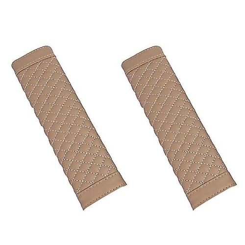 Coussin de ceinture effet cuir beige FB-LA163