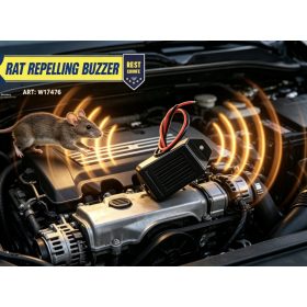 Rágcsáló riasztó 6-12V 85dB 400Hz basic