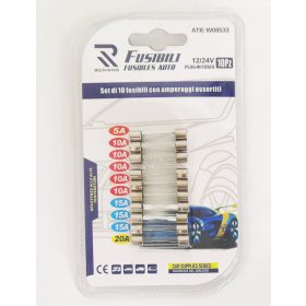 17242 üvegbiztosíték nagy, 10 db-os