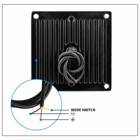   18028 16 LED-es négyzet alakú stroboszkóp - E-jeles - 12-24V W13891-6