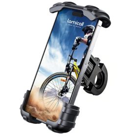   Motoros és kerékpáros telefontartó, kormányra szerelhető 4.5-6.9"inch