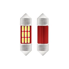   SMD-XM0029-1 (01289) 36MM-9SMD Szofita Led Canbus hűtőbordás 12V - polaritás nélkül