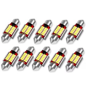    SMD-ROOF-10SMD-36 - 10db-os 36MM Szofita Led 12V hűtőbordás CANBUS