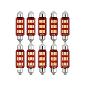    SMD-ROOF-10SMD-39 - 10db-os 39MM Szofita Led 12V hűtőbordás CANBUS