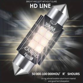    SMD-ROOF-3030-41-2 - 2db-os 41MM-3030-6SMD Szofita - CANBUS - 12-24V Hűtőbordákkal