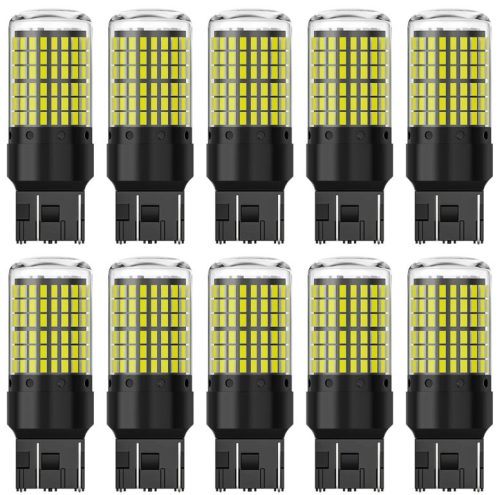 22018 7443-144SMD T20 W21/5W - fehér - 12-48V CANBUS 10db-os