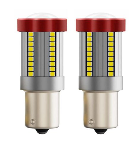 SMD-W12090 21W(1156) 80SMD Led Canbus - FEHÉR - 12-24V STRONG