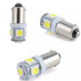 2DB-os 5SMD BA9S(bajonett) CANBUS LED COB - fehér - 24V