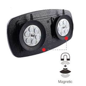   23039 LED Sárga tetővillogó/mini fényhíd mágneses - 10 Funkciós - 12/24V LTF-60S Amber E9