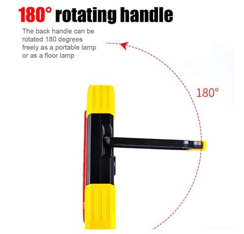 Figyelmeztető háromszög LED lámpa – többfunkciós, napelemes vészjelző, powerbank 24x27cm