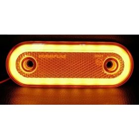 25224 20LED-es szélességjelző - sárga - E-jeles - 12-24V