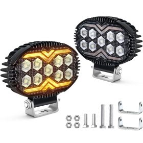   2DB-os "E" Jeles LED-es Munkalámpa – Index funkcióval 12–60V 22W