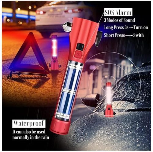 27082 Multifunkciós Szoláros 16 Funkciós Kézilámpa 1500mah