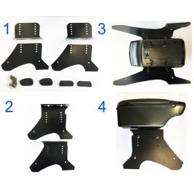 Könyöktámasz fekete - karbon KNY-48009BC