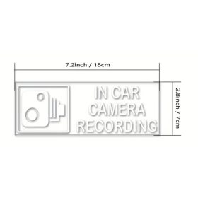   33076 Menetrögzítő kamera az autóban / In car camera recording matrica