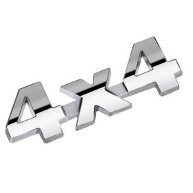 3D fém 4x4 autó embléma 