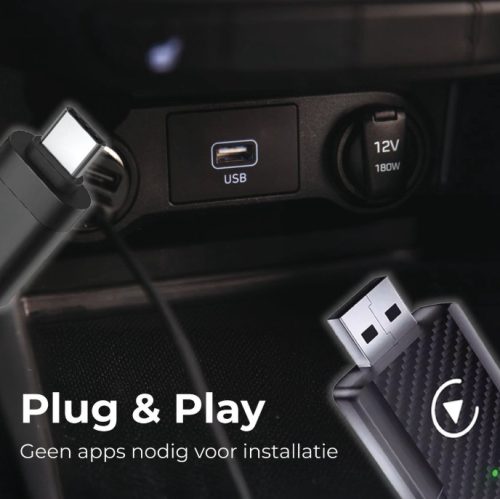 CarPlay 2in1 vezeték nélküli adapter IOS/ANDROID