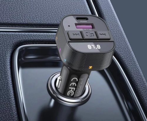  C51 Bluetooth kihangosító 5.3+RGB - FM/Transmitter PD 30W - 12/24V