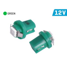 BAX B8.5d 12V zöld műszerfal LED