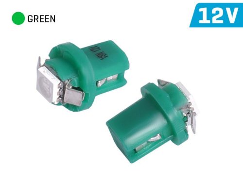 BAX B8.5d 12V zöld műszerfal LED