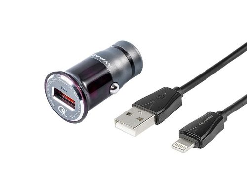 Szivargyújtó elosztó 12 / 24V USB KÁBEL> IPHONE CM63012