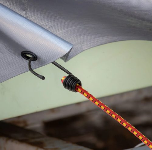 Gumipók 150 cm, 2 db-os, acélkampós 