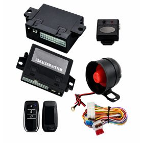  12V Autóriasztó szett 2 db távirányítóval