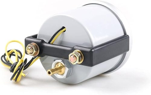 84030 2BAR Turbónyomás mérőóra fekete számlapos  