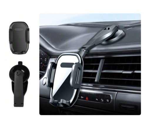 Mobiltelefon-tartó tapadókoronggal az autó műszerfalára