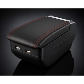    Gyári hatású műbőr univerzális könyöklő - 4USB-S - állítható konzol szélesség
