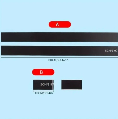 Csomagrögzítő pánt tépőzáras 2db 60cm-es