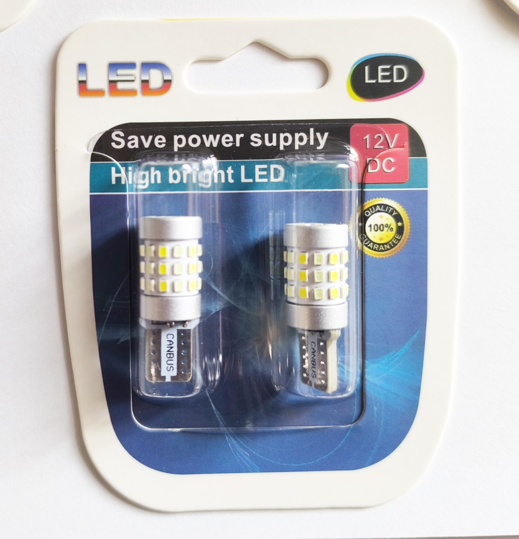 T10-2016-42LED - W5W Helyzetjelző - CANBUS - 12/24V - 2DB-os