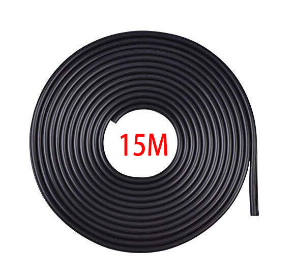 Fekete 15m hosszú 25mm széles díszcsík KCS-A-25BK